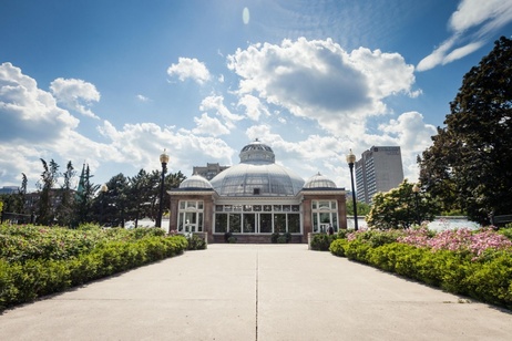 The Palm House at Allan Gardens