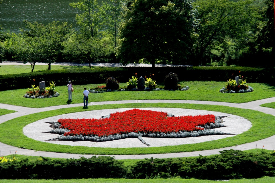 High-park-maple-leaf-shaped-flower-bed.j