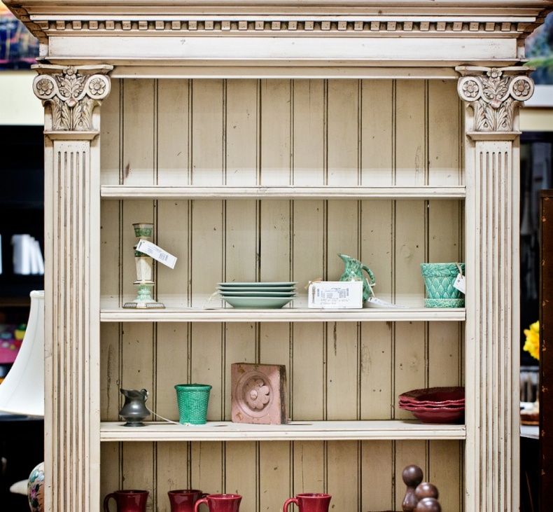 Mediterranean style bookcase