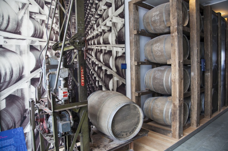 Old barrels In Gallery