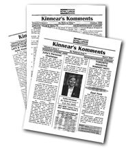 Kinnear's Komments