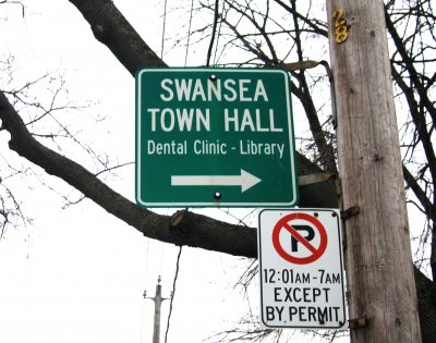 Swansea street sign