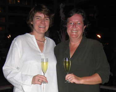 Mary Palacios and Toronto realtor Julie Kinnear
