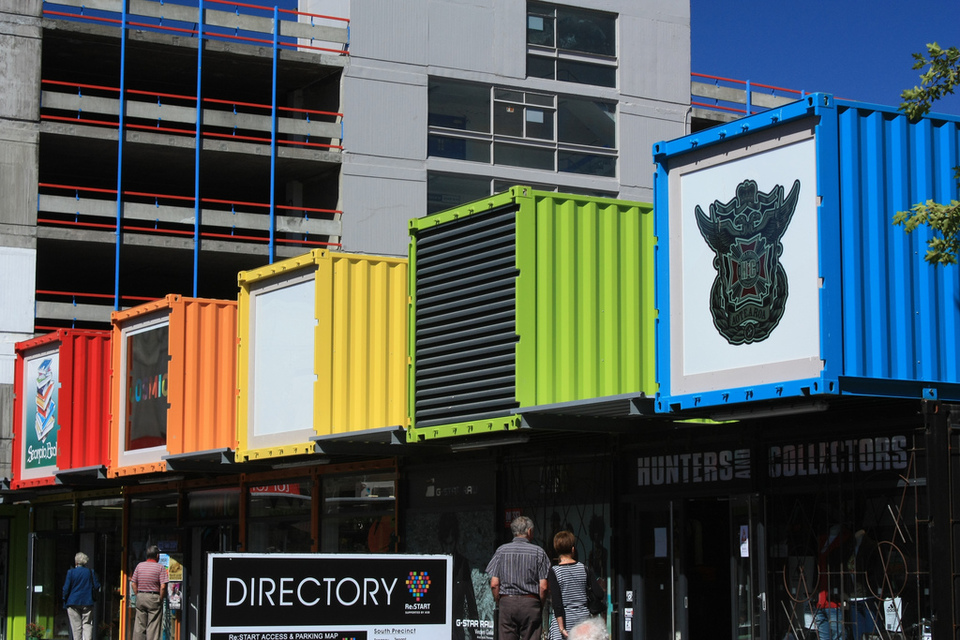 Shipping container shops by Albert Freeman 1
